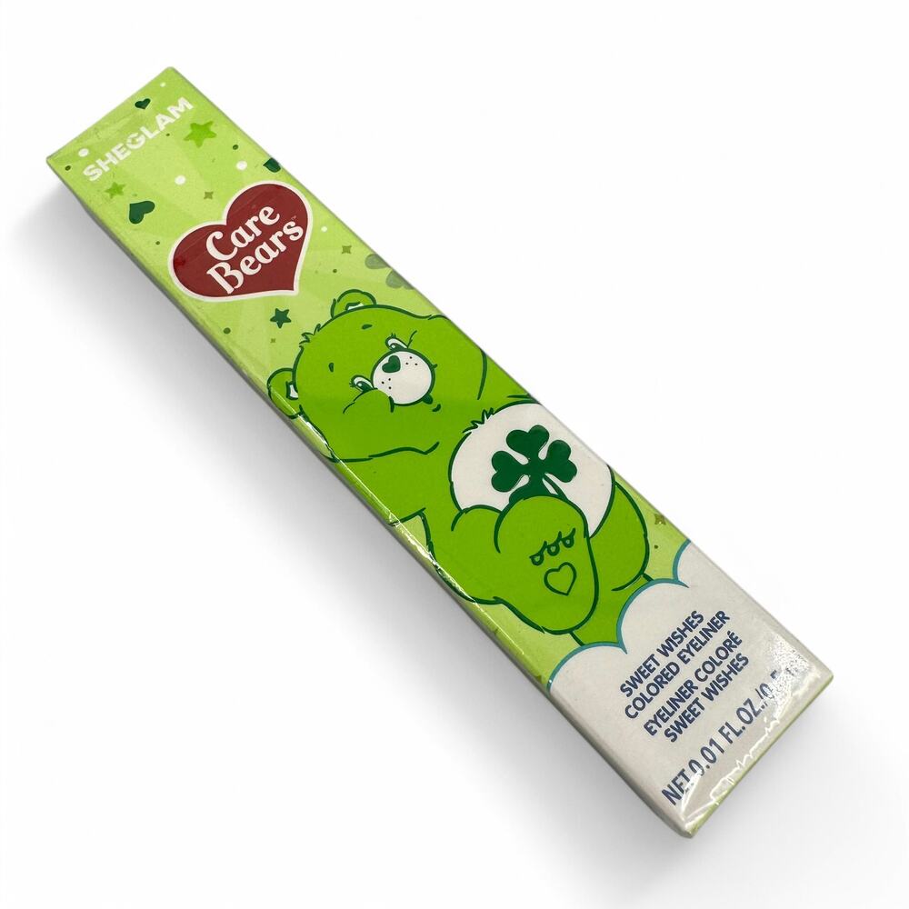Care Bears x Sheglam Lucky Day Sweet Wishes Liquid Eyeliner Green New in Box